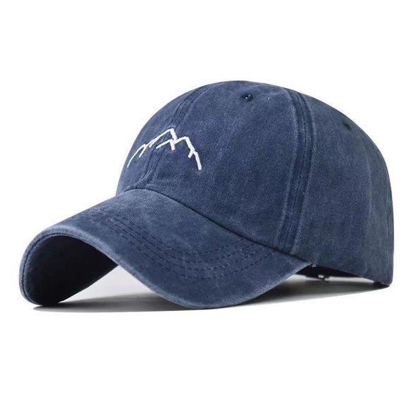 Blue Mountain Range Baseball Cap Embroidered Cotton‎ Adjustable Dad Hat, Rockys - Picture 1 of 8